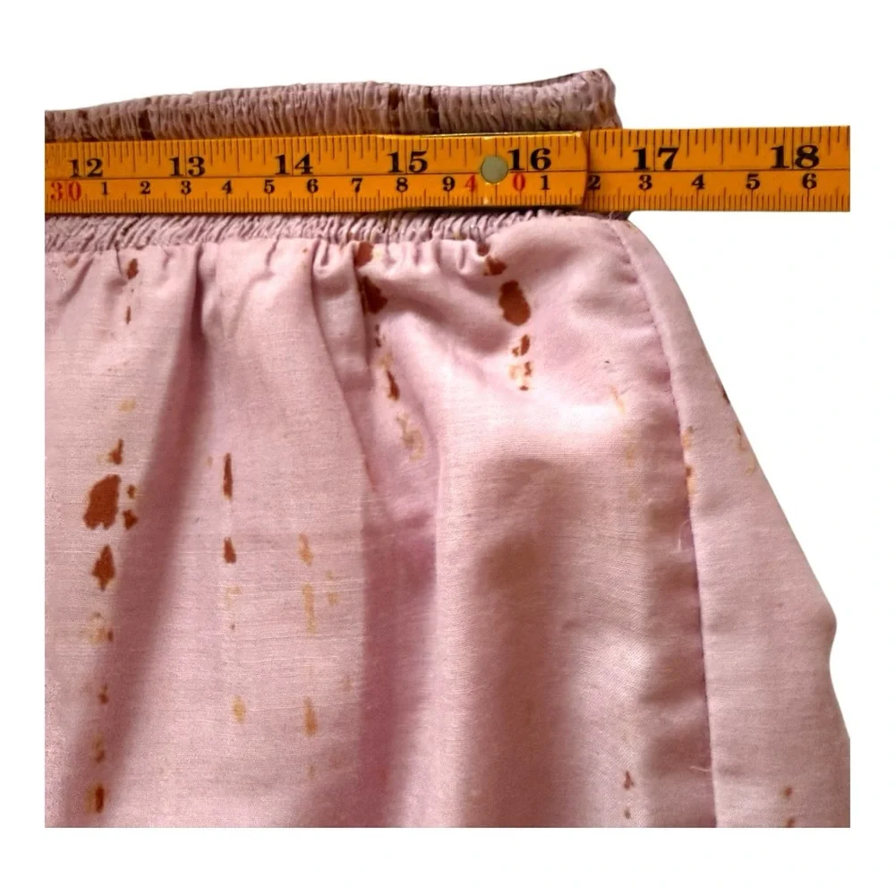 Anthropologie Maxi Tiered Skirt in Pink and Yellow